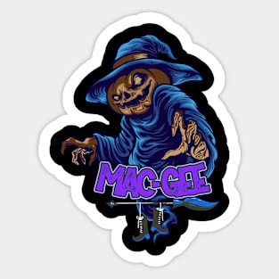 Macoween (Holiday Fun) Sticker